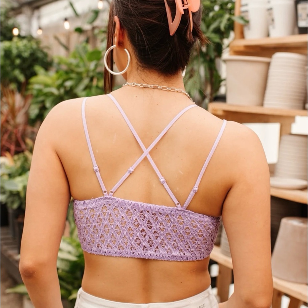 Lavender Lace Bralette - Picture 8 of 11